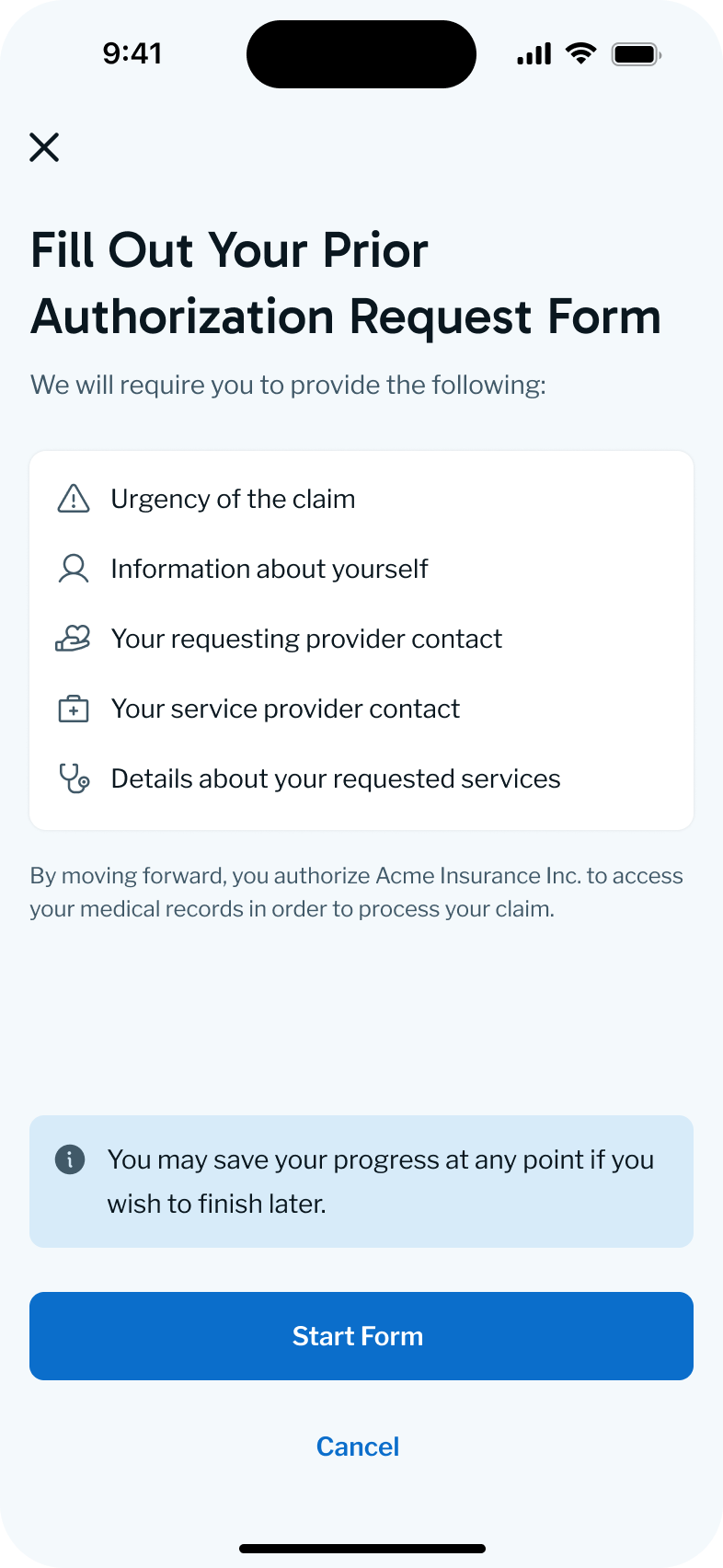 Automated documentation gathering, including prior authorization Automated documentation gathering, including prior authorization