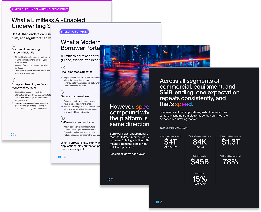 What it takes to build a limitless digital lending platform whitepaper pages